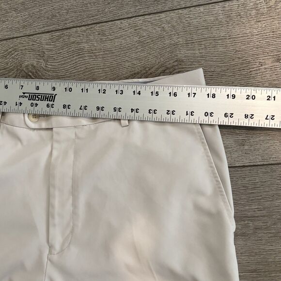 Peter Millar Wicking Golf Pants Men's sz 36x32 Khaki Preppy Athletic Casual - Picture 5 of 8